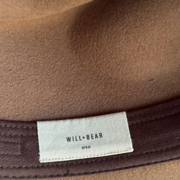 Will + Bear Calloway Tan Brown Widebrim Fedora main image 5